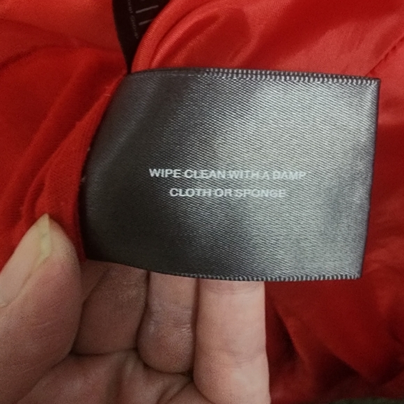 Red Leather Kenneth Cole Reaction Jacket - Picture 2 of 7
